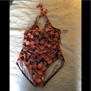 Talbots one piece bathing suit size 16